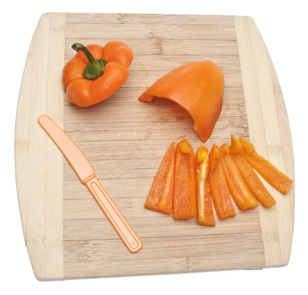 Wibrujący pieprz pomarańczowy — Zdjęcie stockowe