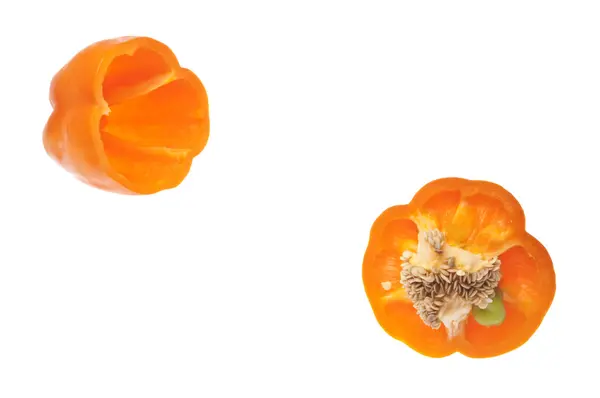Canlı turuncu biber — Stok fotoğraf