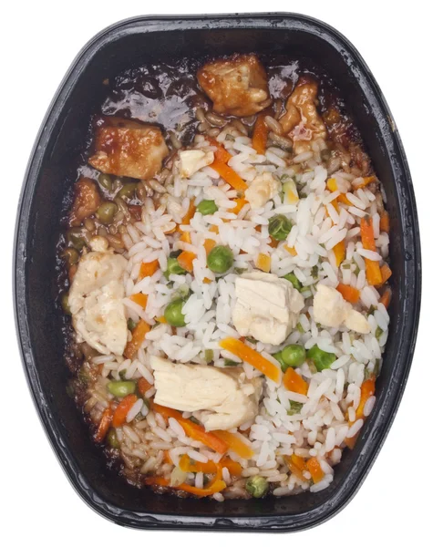 Kip gebakken rijst — Stockfoto