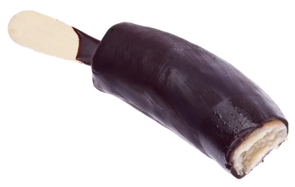 Zamrożony banan czekolada objęte — Zdjęcie stockowe