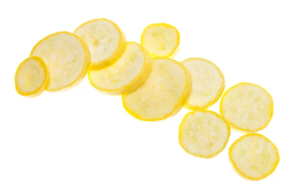 Čerstvé řezané žlutá squash — Stock fotografie