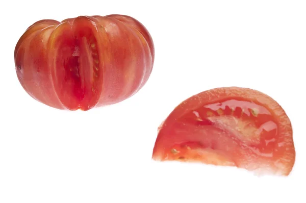 Património Tomate artesanal com fatia — Fotografia de Stock
