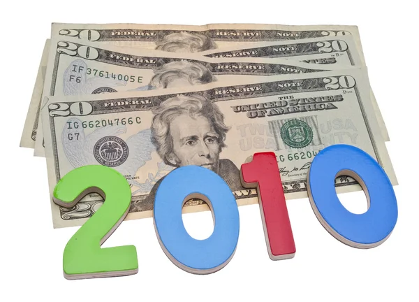 Geld verdienen im Jahr 2010 — Stockfoto