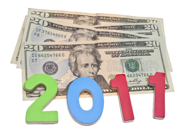 Geld verdienen im Jahr 2011 — Stockfoto