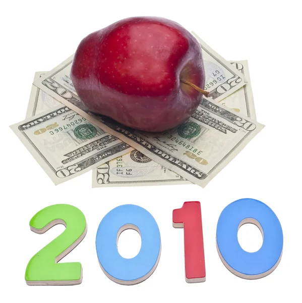 2010 kostnaden för hälso-och sjukvård eller utbildning — Stockfoto