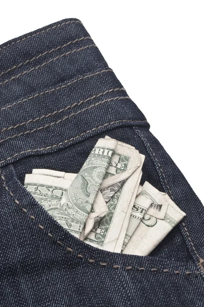 ポケットの現金 — ストック写真