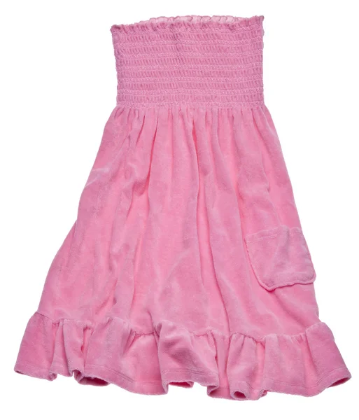 Ροζ καλοκαιρινό φόρεμα — Φωτογραφία Αρχείου