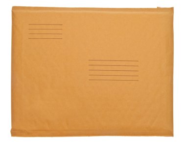 Real Business Envelope with Lines for Shipping Address clipart