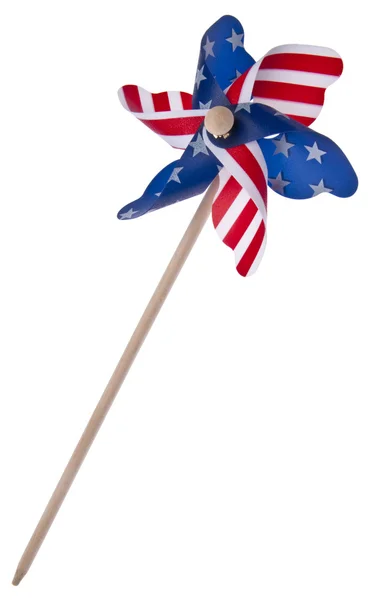 Pinwheel americano patriótico — Fotografia de Stock