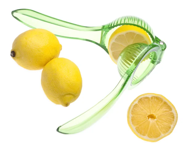 Čerstvé vymačkané citróny — Stock fotografie