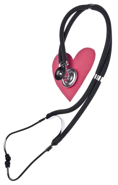 stock image Stethoscope Listens to a Heart