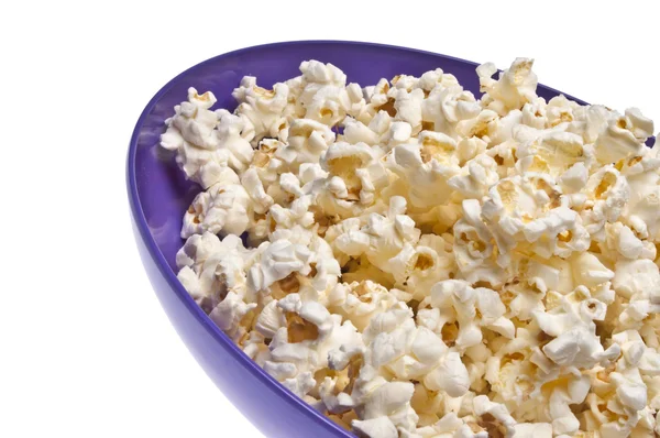 Popcorn zblízka obraz hranice — Stock fotografie