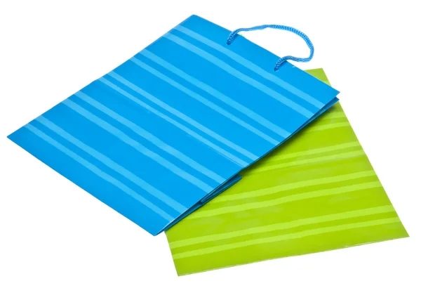 Kolorowe prezent lub torba na zakupy — Zdjęcie stockowe