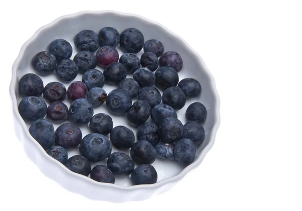 保鲜碗的蓝莓 — 图库照片