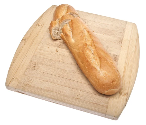 Čerstvé krájené bochník chleba — Stock fotografie