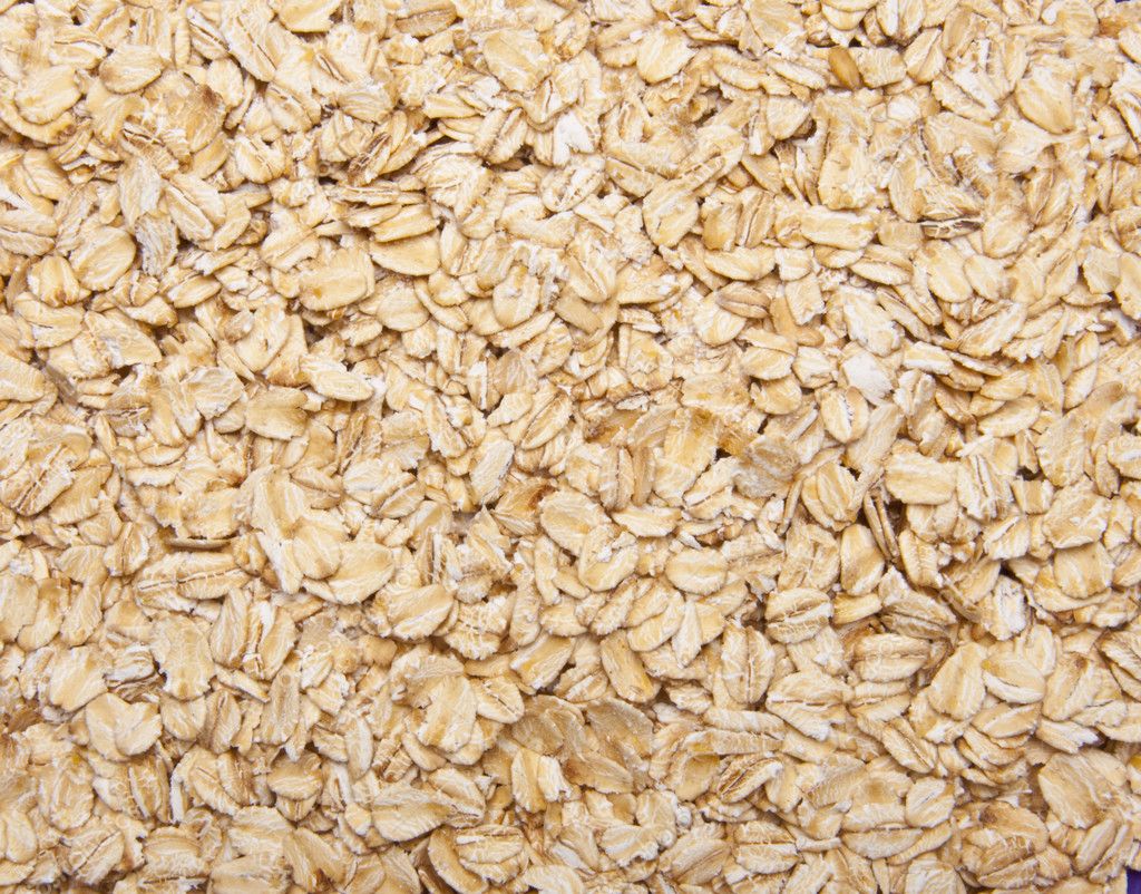 Fresh Whole Grain Oats Background. — Stock Photo © Brookefuller #3480922