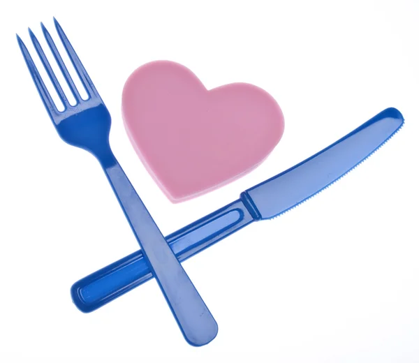 Comer Coração Saudável — Fotografia de Stock