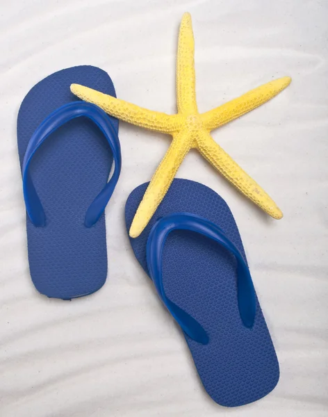 Sommaren flip flop sandaler — Stockfoto