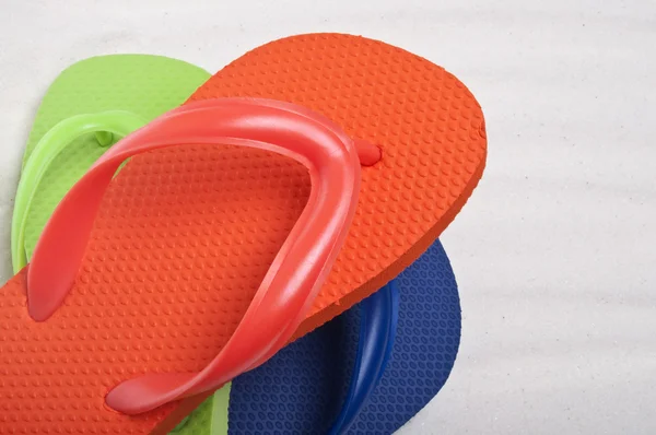 Letní flip-flop sandály — Stock fotografie