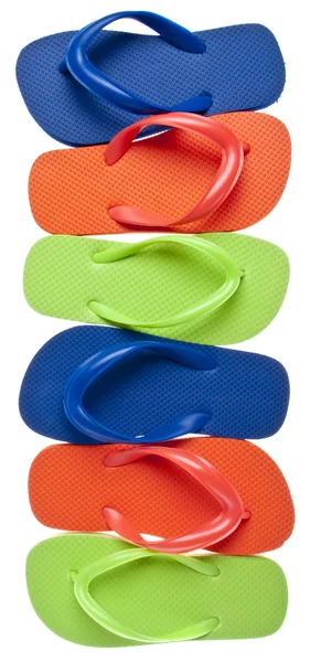 Summer Flip Flop Sandal Background — Stock Photo, Image