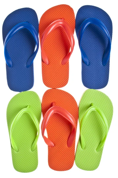 Levendige zomer flip-flops — Stockfoto