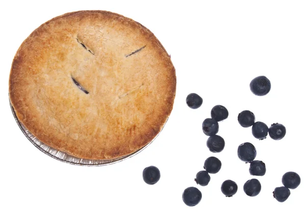 Blueberry pie met verse bosbessen — Stockfoto