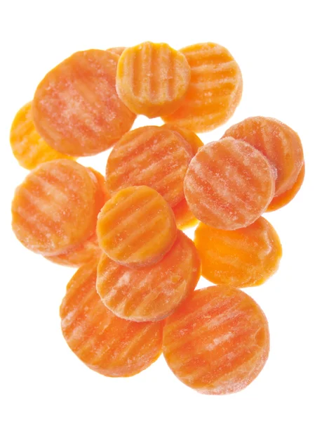 Rodajas de zanahoria congeladas —  Fotos de Stock