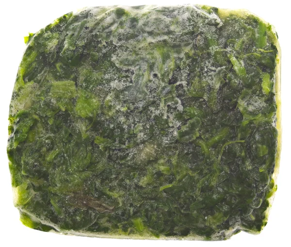 Bevroren spinazie — Stockfoto
