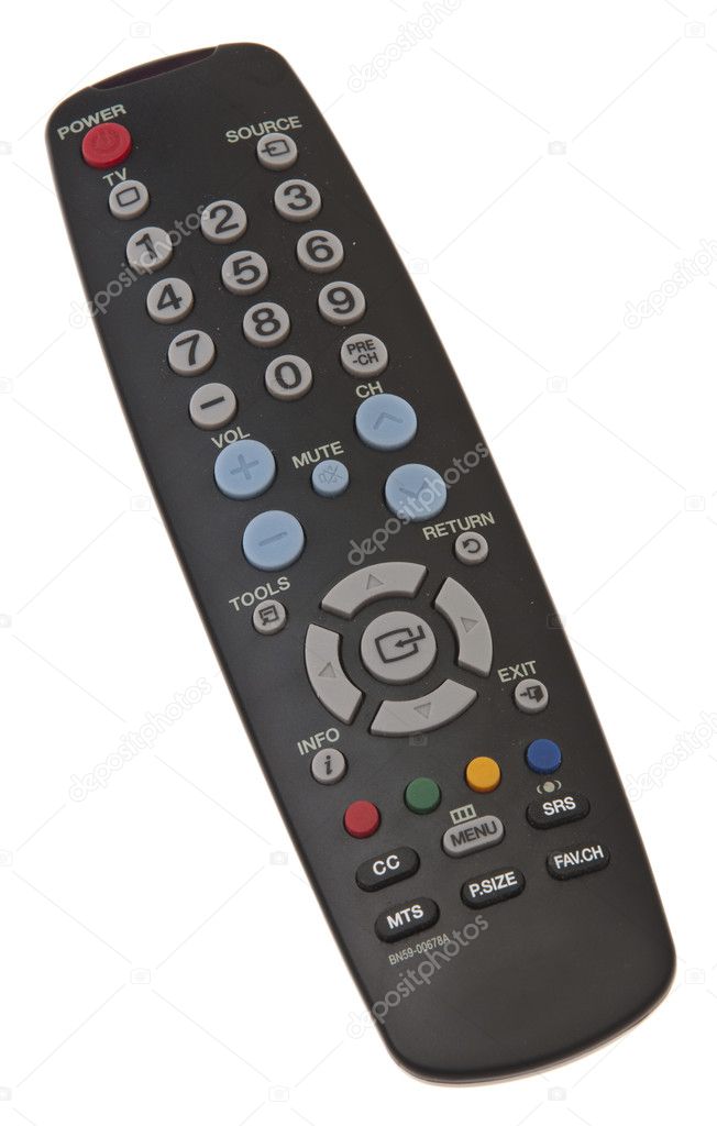 Remote Control Isolated on White