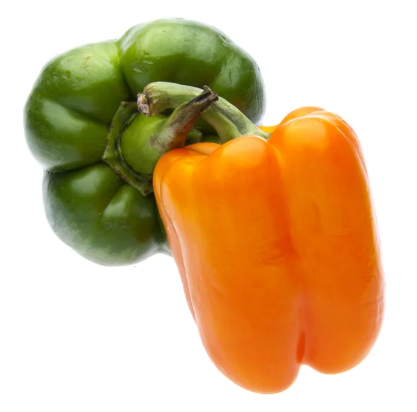 Bell Peppers Entwined — Stock Photo, Image