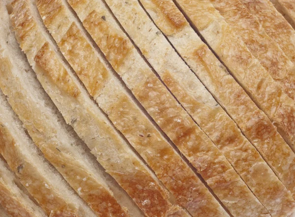 Φέτα φρέσκο καρβέλι ψωμί — Φωτογραφία Αρχείου