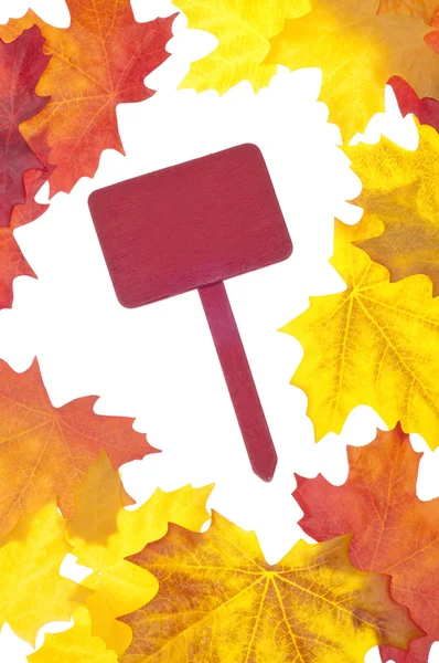 Herbstblattrand — Stockfoto