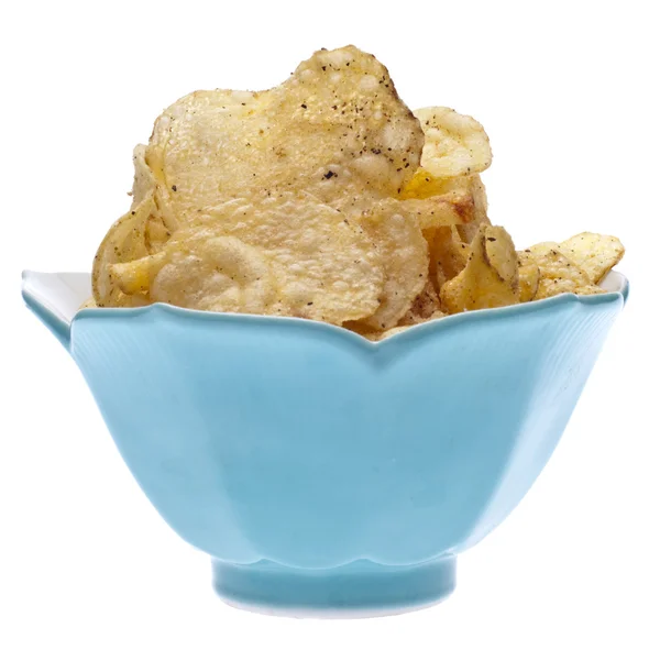 Salt and Pepper Potato Chips — Stock Photo, Image
