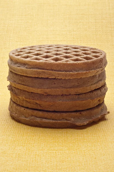 Desayuno Whole Wheat Waffles — Foto de Stock