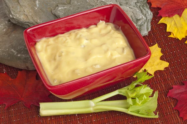 Fresh Cream of Celery Soup — Stock Photo, Image
