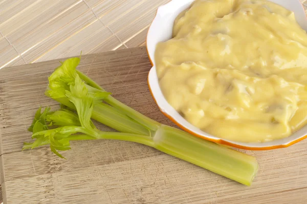 stock image Fresh Cream of Celery Soup