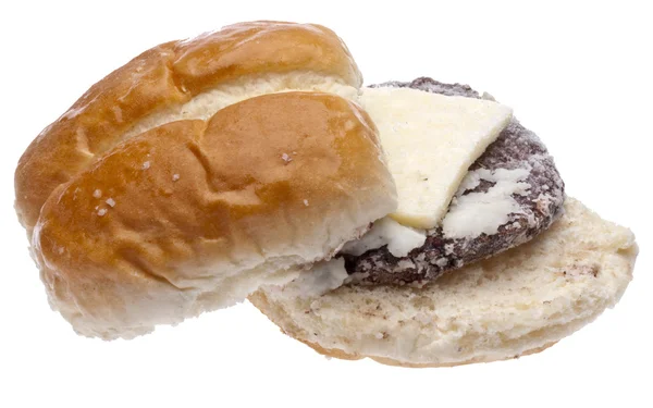 Bevroren schuifregelaar cheeseburger — Stockfoto