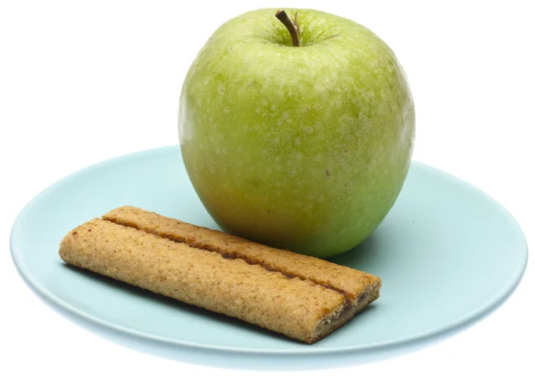 アップル風味を付けられた穀物バー — ストック写真