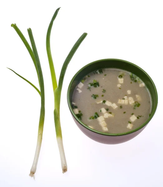 Zupa miso świeży — Zdjęcie stockowe
