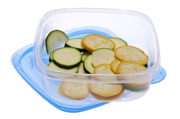 Överblivna squash och zucchini — Stockfoto