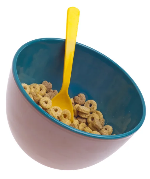 Vibrante ciotola di prima colazione cereali — Foto Stock