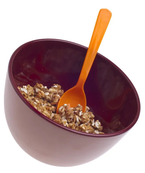 Vibrant bol de céréales de petit déjeuner — Photo