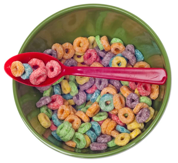 Ciotola vibrante con colazione Cereale — Foto Stock