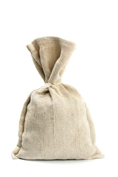 咖啡豆和麻布袋 — 图库照片
