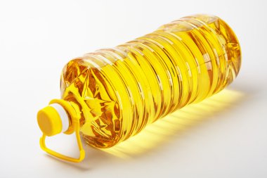 Bottle of sunflower oil clipart