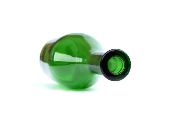 Otworzyć pustą butelkę wina — Zdjęcie stockowe