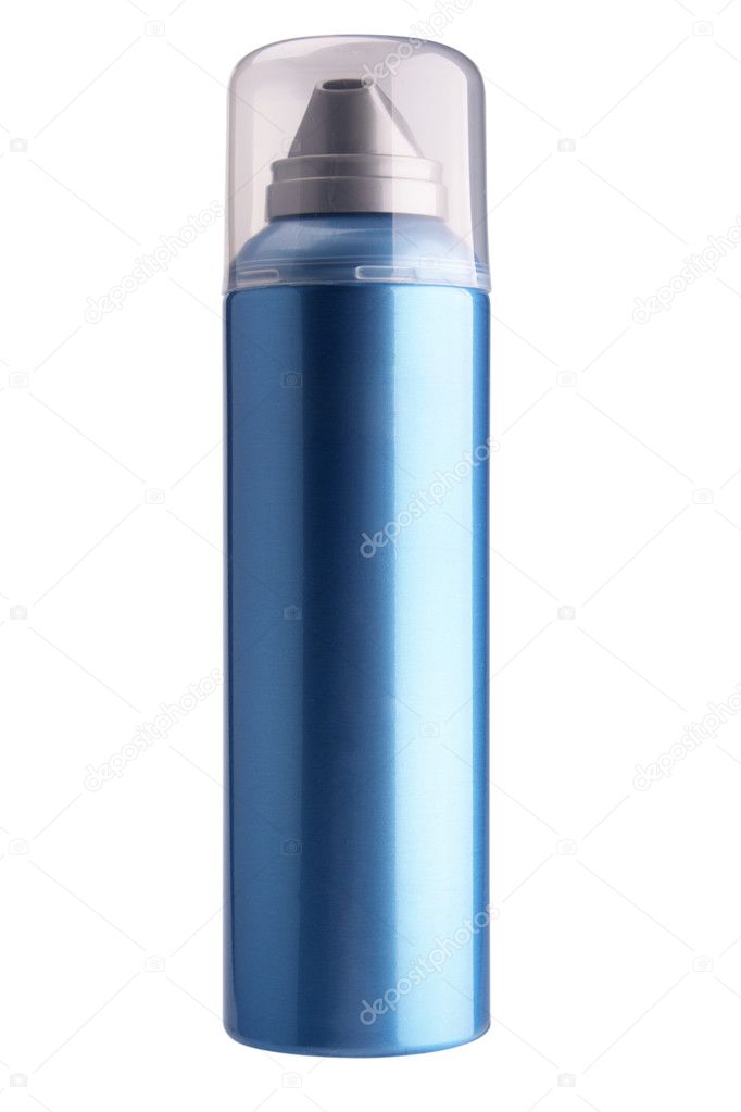 Dark blue aerosol