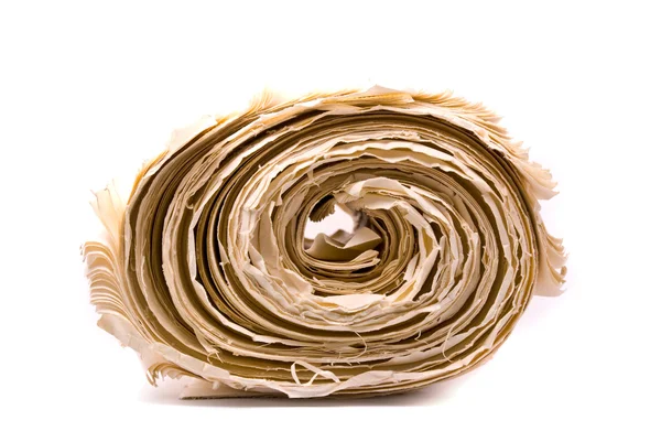 Rolled up old paper — Stock Photo, Image