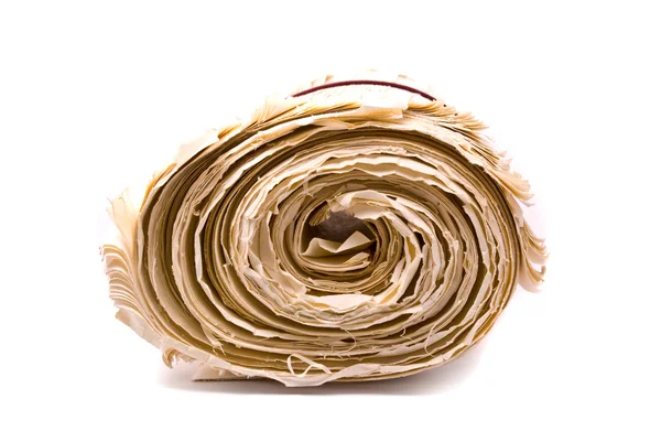 Rolled up old paper — Stock Photo, Image