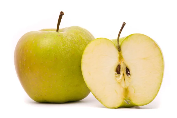 Olgun elma yeşil — Stok fotoğraf